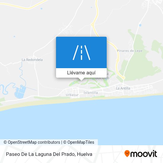 Mapa Paseo De La Laguna Del Prado