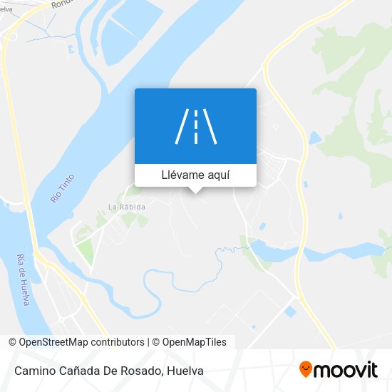 Mapa Camino Cañada De Rosado