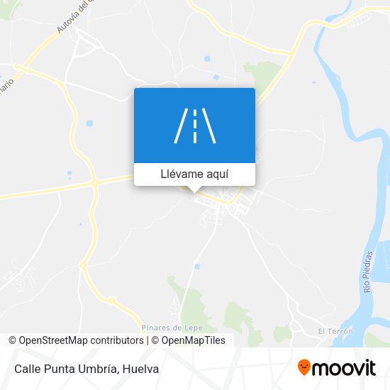 Mapa Calle Punta Umbría