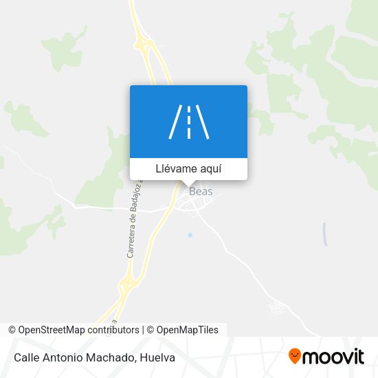 Mapa Calle Antonio Machado