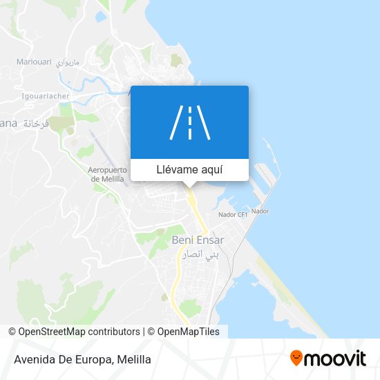 Mapa Avenida De Europa