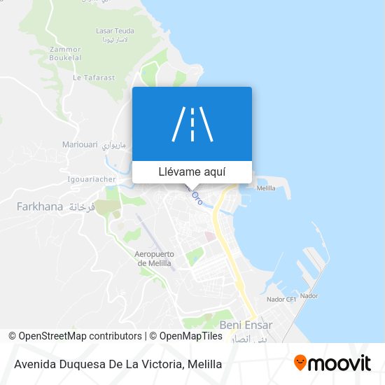 Mapa Avenida Duquesa De La Victoria