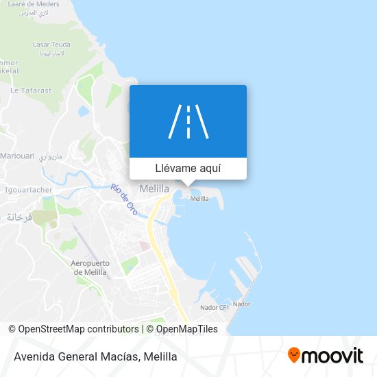 Mapa Avenida General Macías