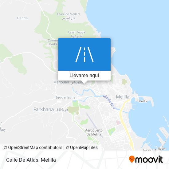 Mapa Calle De Atlas