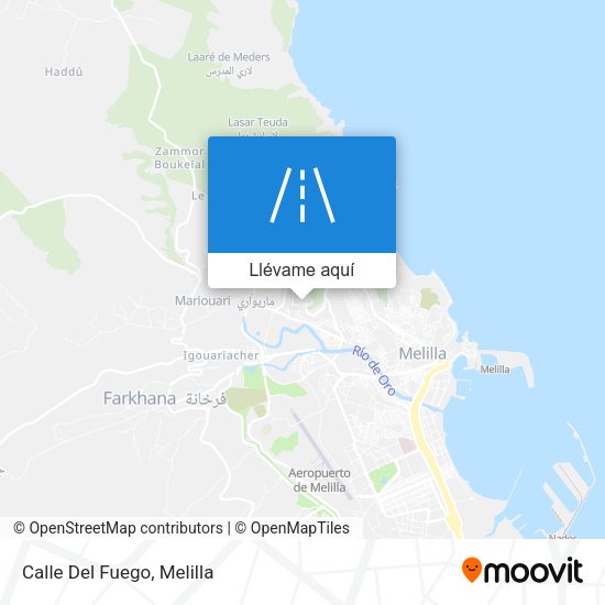 Mapa Calle Del Fuego