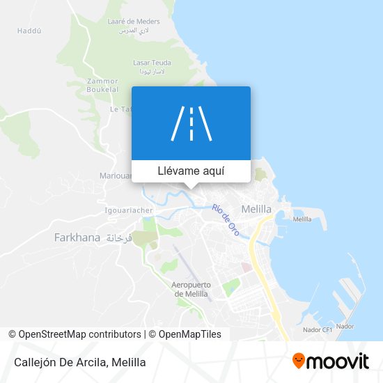 Mapa Callejón De Arcila