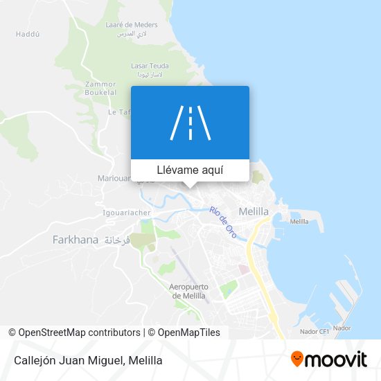 Mapa Callejón Juan Miguel
