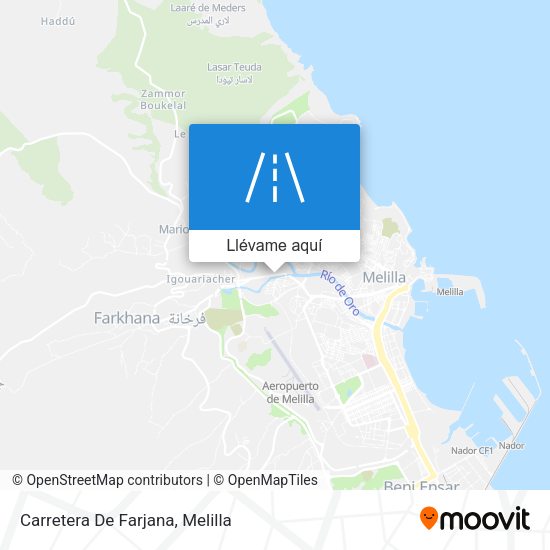 Mapa Carretera De Farjana