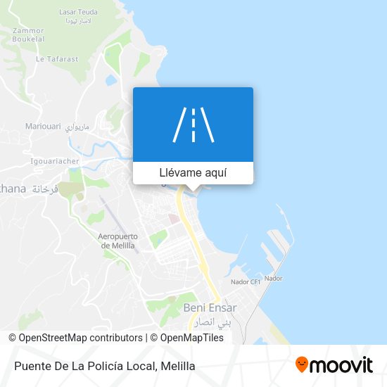 Mapa Puente De La Policía Local