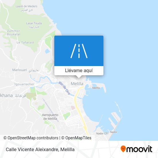 Mapa Calle Vicente Aleixandre