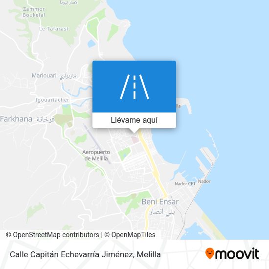 Mapa Calle Capitán Echevarría Jiménez