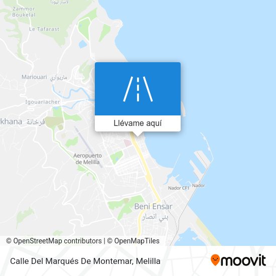 Mapa Calle Del Marqués De Montemar
