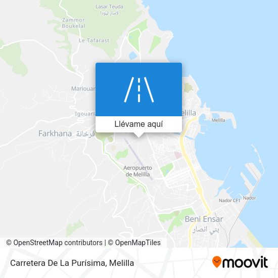 Mapa Carretera De La Purísima