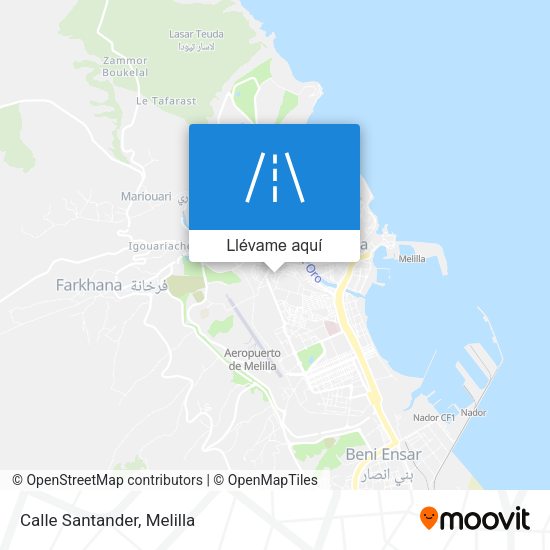 Mapa Calle Santander