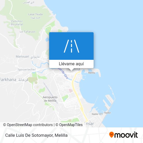 Mapa Calle Luis De Sotomayor