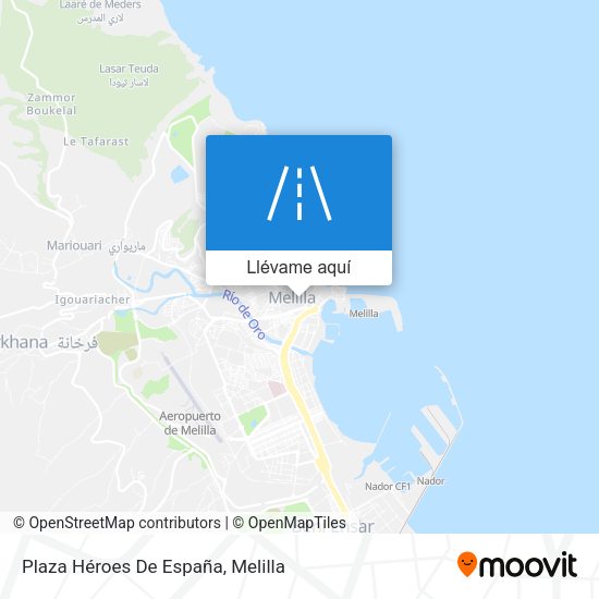 Mapa Plaza Héroes De España