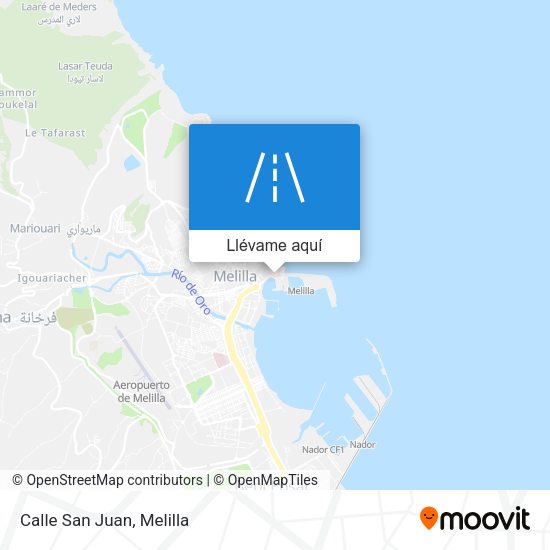 Mapa Calle San Juan