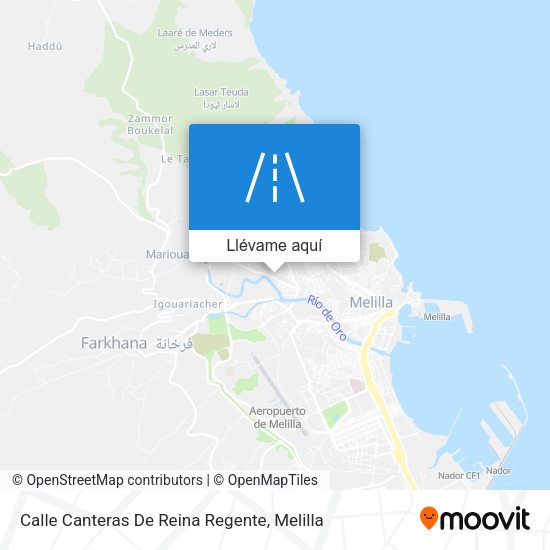 Mapa Calle Canteras De Reina Regente