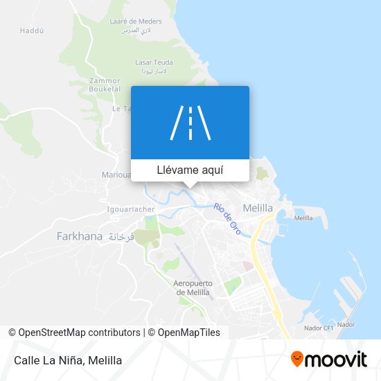 Mapa Calle La Niña