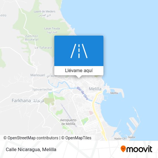 Mapa Calle Nicaragua