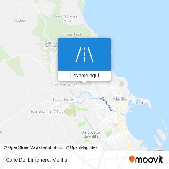 Mapa Calle Del Limonero