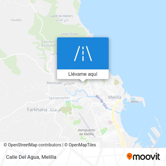 Mapa Calle Del Agua