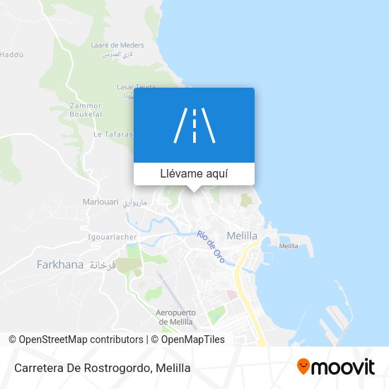 Mapa Carretera De Rostrogordo