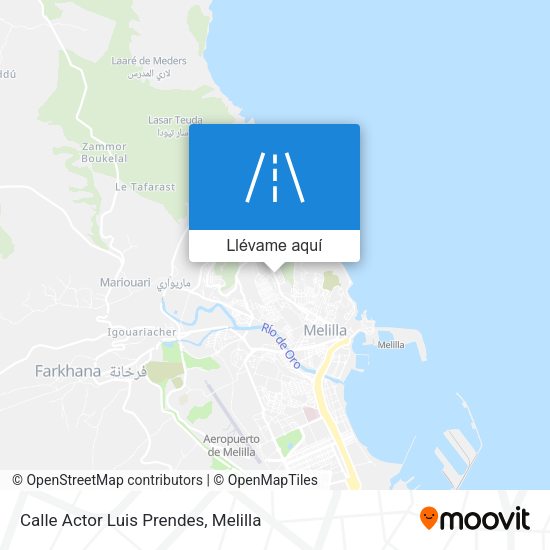 Mapa Calle Actor Luis Prendes