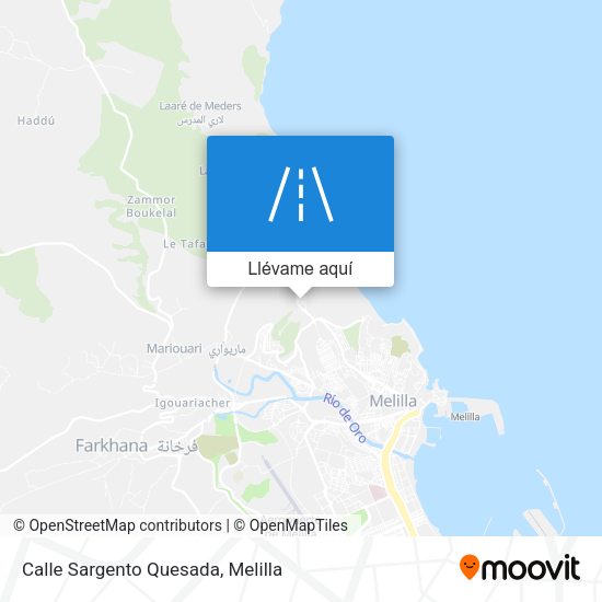 Mapa Calle Sargento Quesada