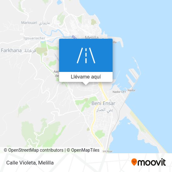 Mapa Calle Violeta