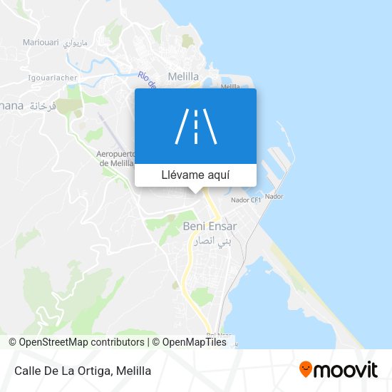 Mapa Calle De La Ortiga