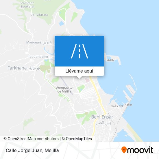 Mapa Calle Jorge Juan