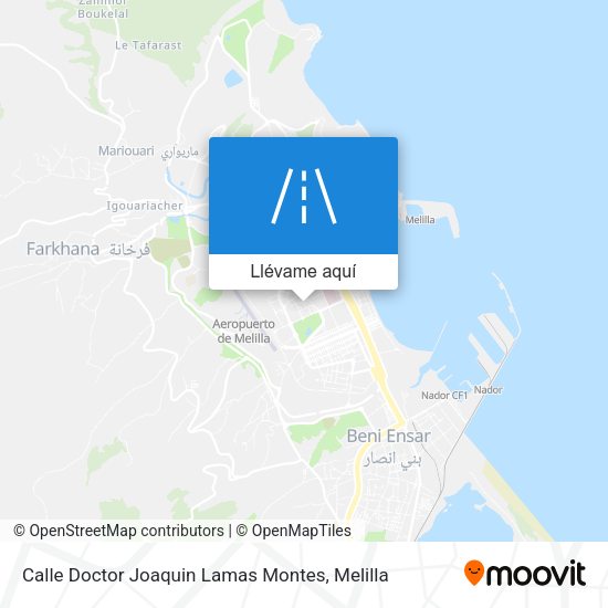 Mapa Calle Doctor Joaquin Lamas Montes
