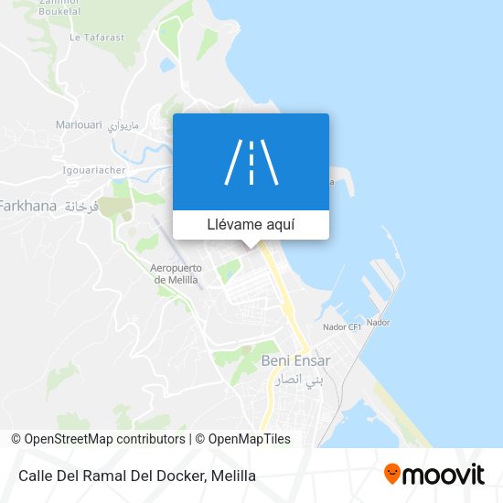 Mapa Calle Del Ramal Del Docker