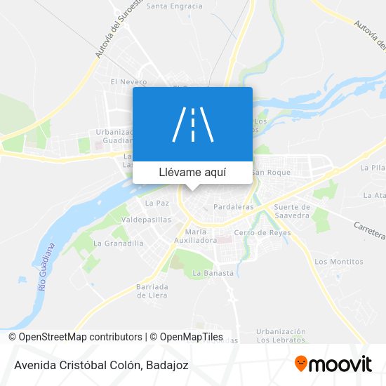 Mapa Avenida Cristóbal Colón