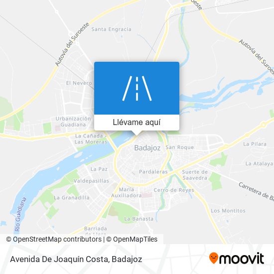 Mapa Avenida De Joaquín Costa