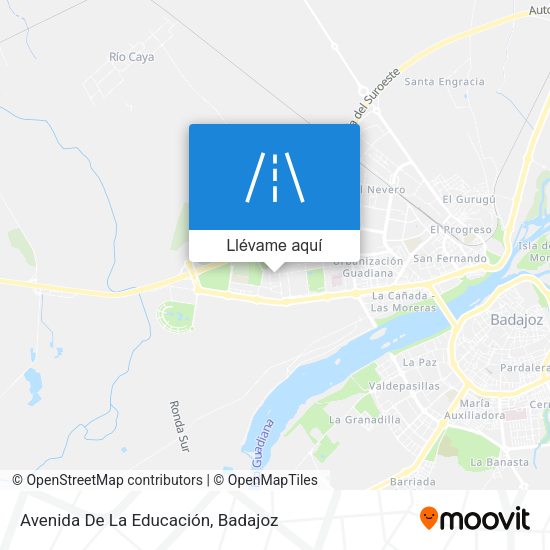 Mapa Avenida De La Educación
