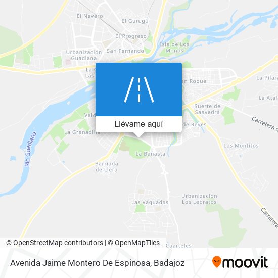 Mapa Avenida Jaime Montero De Espinosa