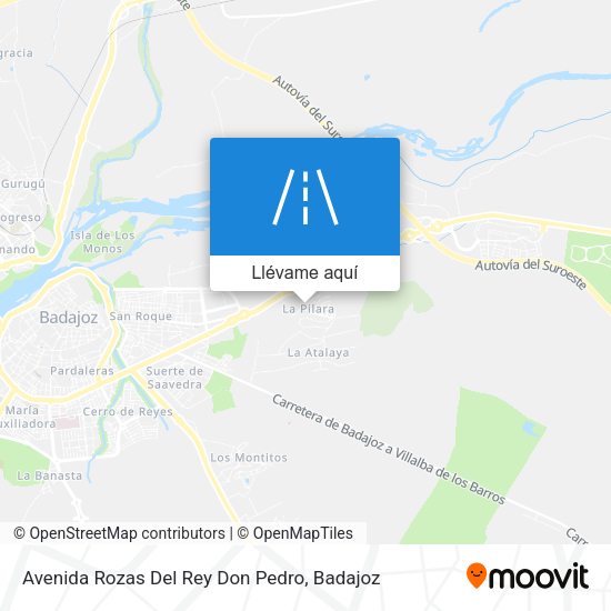 Mapa Avenida Rozas Del Rey Don Pedro