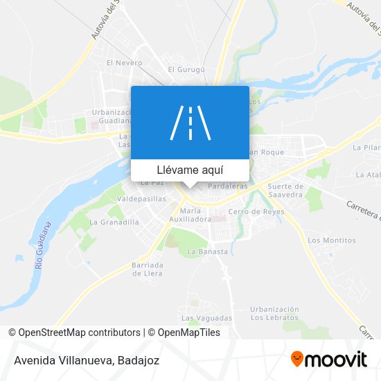 Mapa Avenida Villanueva