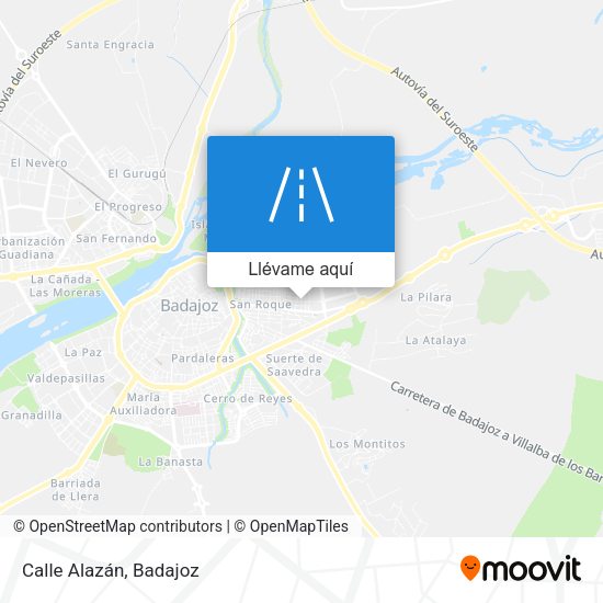 Mapa Calle Alazán