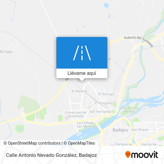 Mapa Calle Antonio Nevado González