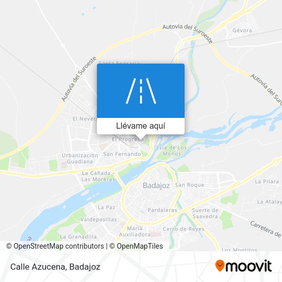 Mapa Calle Azucena
