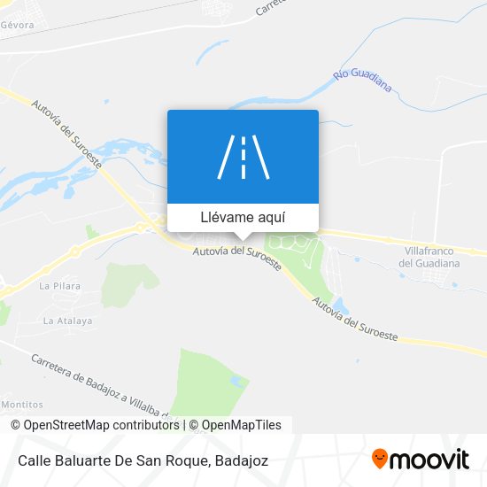 Mapa Calle Baluarte De San Roque
