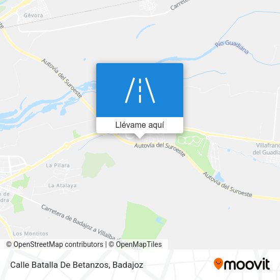 Mapa Calle Batalla De Betanzos