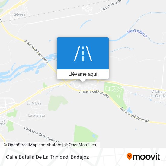 Mapa Calle Batalla De La Trinidad