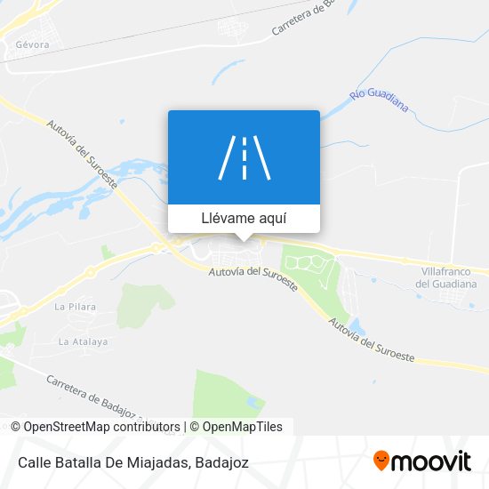 Mapa Calle Batalla De Miajadas