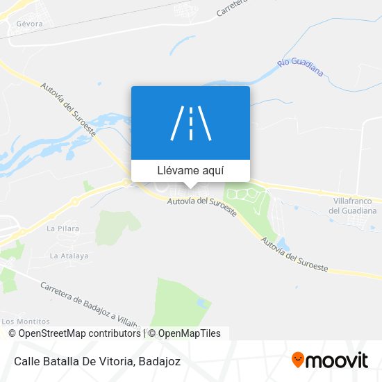 Mapa Calle Batalla De Vitoria