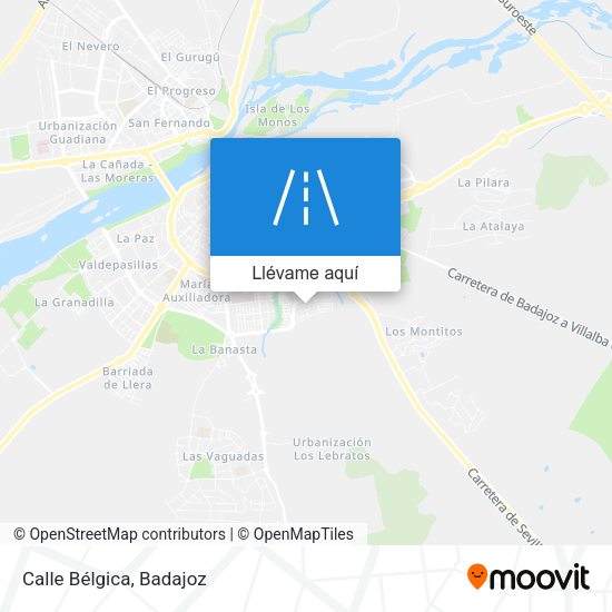 Mapa Calle Bélgica