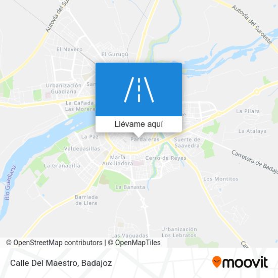 Mapa Calle Del Maestro